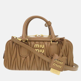 Miu Miu: Коричневі сумки 