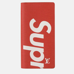 Louis Vuitton: Красный кошелёк  Épi