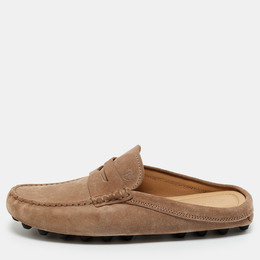 Tod's: Коричневые сабо  Gommino