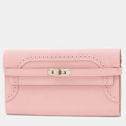 Hermes: Розовый кошелёк  Kelly