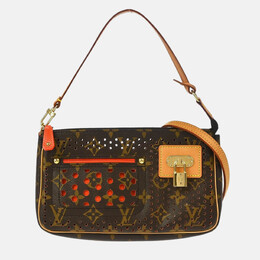 Louis Vuitton: Коричневая сумка  Pochette Accessoires