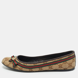 Gucci: Бежеві балетки  Web