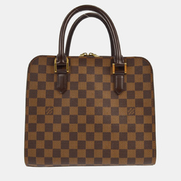 Louis Vuitton: Коричневая сумка 