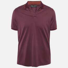 Loro Piana: Бордовое поло 