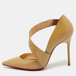 Christian Louboutin: Бежевые туфли 