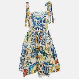 Dolce & Gabbana: Белое платье  Majolica