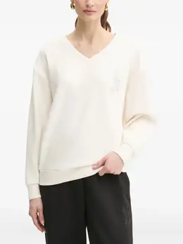 Armani Exchange: Белый свитшот 