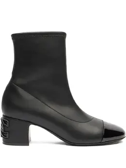 Casadei: Чёрные ботинки 
