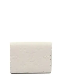 Louis Vuitton Pre-Owned: Белый картхолдер 