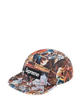 Supreme: Коричневая кепка  Camp