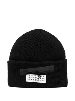 MM6 Maison Margiela: Чёрная шапка 