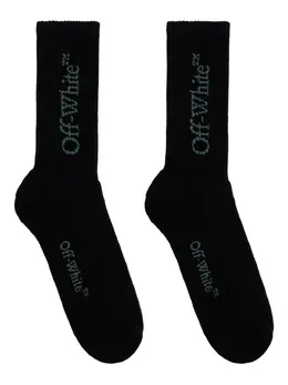 Off-White: Чёрные носки 