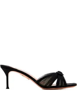 Aquazzura: Чёрные сандалии 