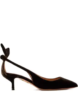 Aquazzura: Тёмные туфли 