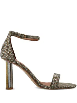 Kurt Geiger London: Бежевые сандалии 