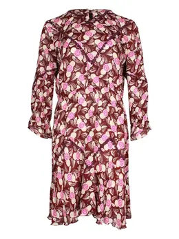 Anna Sui Vintage: Платье с растительным принтом 