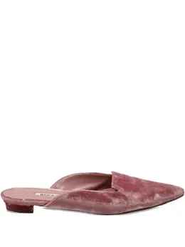 Manolo Blahnik: Розовые сабо 