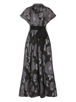 Temperley London: Платье с растительным принтом 