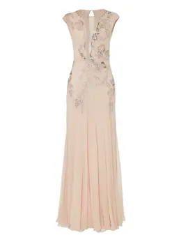 Temperley London: Платье с растительным принтом 