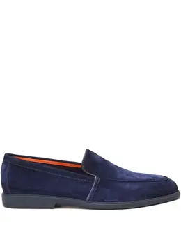 Santoni: Синие туфли 