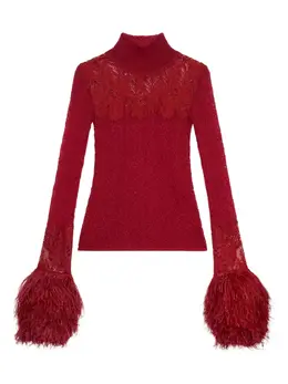 Blumarine: Кружевное топ 