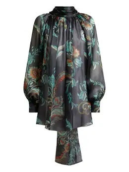 ETRO: Тёмная блуза 