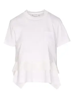 sacai: Белая футболка 