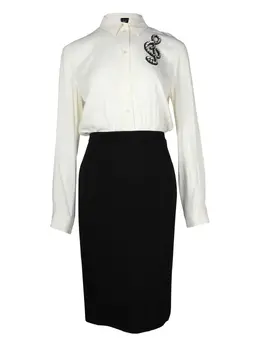 Moschino Pre-Owned: Платье миди 
