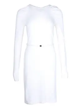 CHANEL Pre-Owned: Платье с длинным рукавом 
