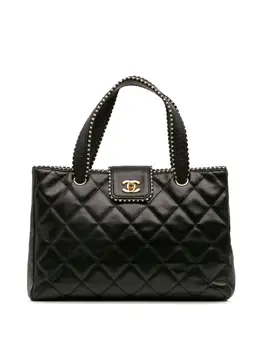 CHANEL Pre-Owned: Чёрная сумка 