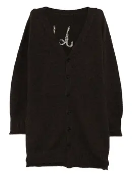 Yohji Yamamoto: Кардиган с v-образным вырезом 
