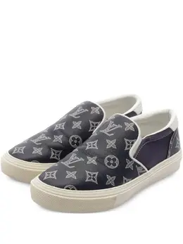 Louis Vuitton Pre-Owned: Синие мокасины 
