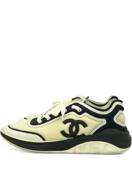 CHANEL Pre-Owned: Чёрные кроссовки 