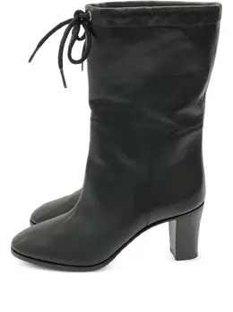 Gucci Pre-Owned: Чёрные ботинки 