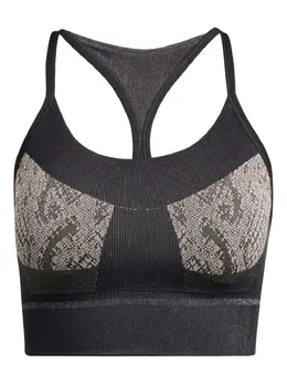 adidas by Stella McCartney: Чёрный бюстгальтер 