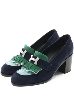 Hermès Pre-Owned: Синие туфли 
