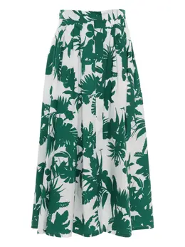 Max Mara: Юбка с растительным принтом 