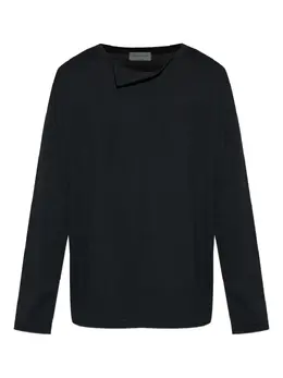 Yohji Yamamoto: Футболка с длинным рукавом 