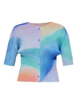 Pleats Please Issey Miyake: Кардиган на пуговицах 