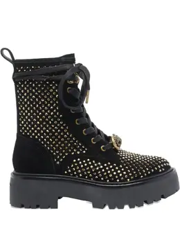 Kurt Geiger London: Чёрные ботинки 