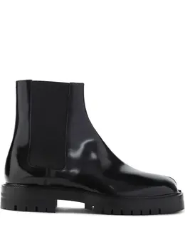 Maison Margiela: Чёрные ботинки  Tabi
