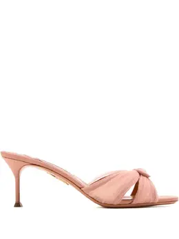 Aquazzura: Розовые сандалии 