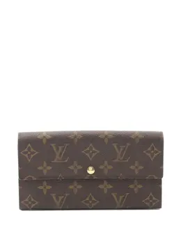 Louis Vuitton Pre-Owned: Коричневый кошелёк 