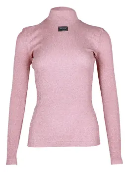 Versace Jeans Couture: Розовый топ 