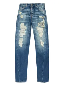 DSQUARED2: Рваные джинсы 