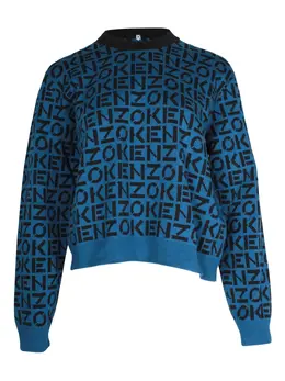 Kenzo Pre-Owned: Голубой свитер 