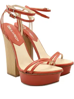 DSQUARED2: Оранжевые сандалии 
