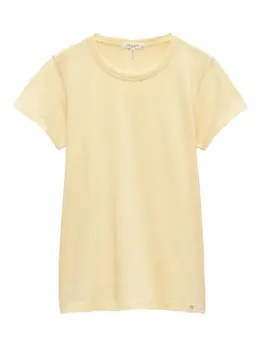 rag & bone: Жёлтая футболка  The Slub