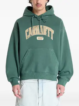 Carhartt WIP: Зелёная толстовка 