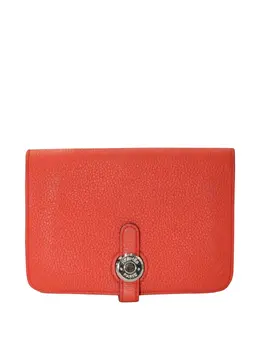 Hermès Pre-Owned: Оранжевый кошелёк 